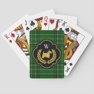 Jeu De Cartes Monogramme de gain de main de Scottie royal