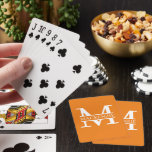 Jeu De Cartes Monogramme et nom personnalisé<br><div class="desc">do-it-yourself confectionnez vos propres cartes personnalisées de Ricaso - changez le texte - ajoutez vos propres détails monogrammed et votre nom à ces cartes. disponibles dans une large gamme de styles de cartes,  y compris poker,  tarot et plus.</div>
