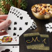 Jeu De Cartes Monogramme et Parties scintillant or (In Situ)