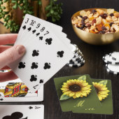 Jeu De Cartes Monogramme et tournesol (In Situ)