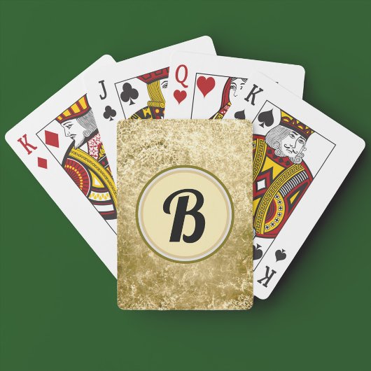 Jeu De Cartes Monogramme Gold Cracker