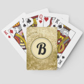 Jeu De Cartes Monogramme Gold Cracker (dos)