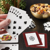 Jeu De Cartes Monogramme Lecture Cartes Poker Deck pour Papa (In Situ)