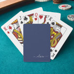 Jeu De Cartes Monogramme moderne bleu marine et blanc<br><div class="desc">Découvrez notre collection de monogrammes modernes bleu et blanc de la Marine : Élevez votre décor de maison avec notre collection sophistiquée avec un schéma de couleurs bleu marine et blanc contemporain. Chaque pièce est minutieusement conçue pour exsuder l'élégance et le style, parfait pour ajouter une touche de modernité à...</div>