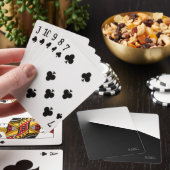 Jeu De Cartes Monogramme noir blanc (In Situ)