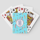 Jeu De Cartes Monogramme Surfeuse (dos)