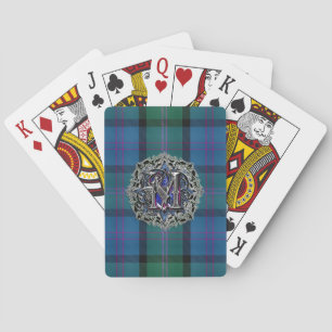 Jeu De Cartes Monogramme traditionnel MacThomas Clan Tartan Plai