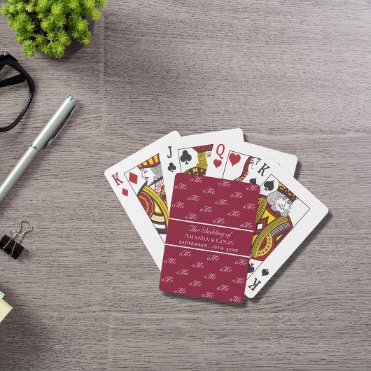 Jeu De Cartes Monographie blanche Bourgogne paraphone mariage