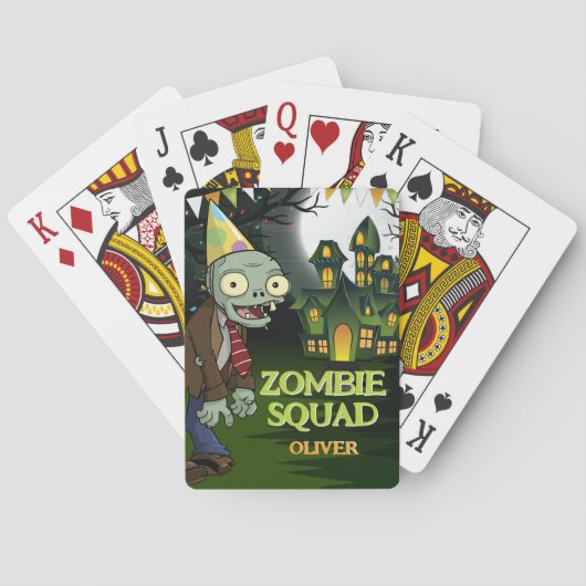 Jeu De Cartes Monstre cool d'Halloween (dos)