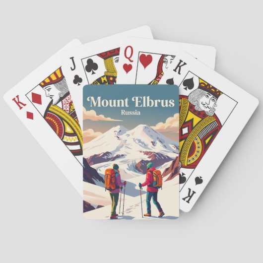 Jeu De Cartes Mont Elbrouz Russie (dos)