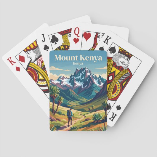 Jeu De Cartes Mont Kenya (dos)