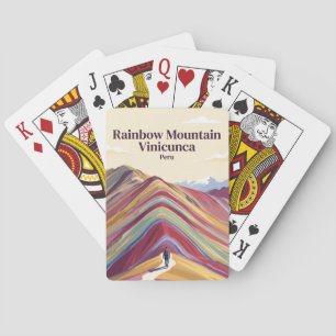 Jeu De Cartes Montagne arc-en-ciel Vinicunca Pérou