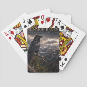 Jeu De Cartes Montagne Common Raven Wilderness ANIMALS Poker