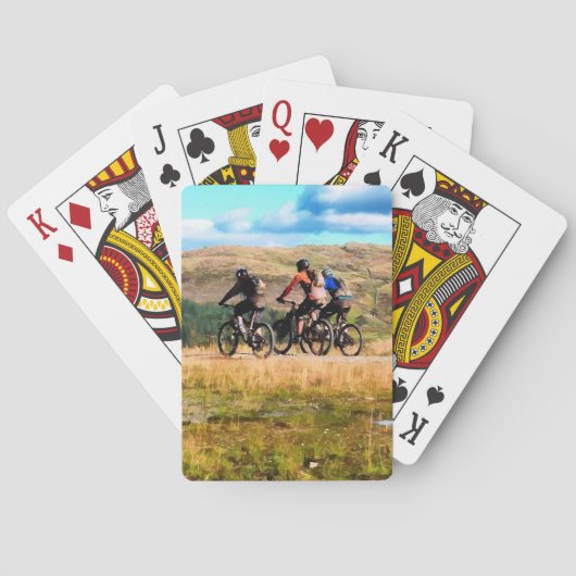 JEU DE CARTES MONTAGNE VÉLO CARTES DE JEU (dos)