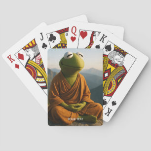 Jeu De Cartes Montagnes de grenouille de moine Fantasy Mignon