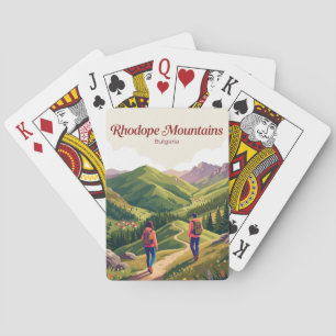 Jeu De Cartes Montagnes de Rhodope Bulgarie