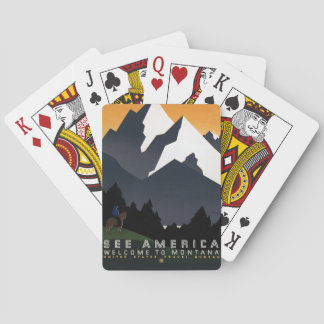 Jeu De Cartes Montana Paysage Art Non Identifié Photos Vintages 