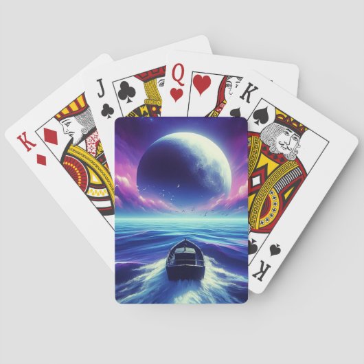 Jeu De Cartes Montée au clair de lune (dos)