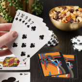 Jeu De Cartes Montreuse Art Déco – Géométrique Vintage (In Situ)