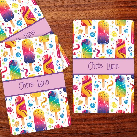 Jeu De Cartes Mood Abstrait été gelé thème de traitement