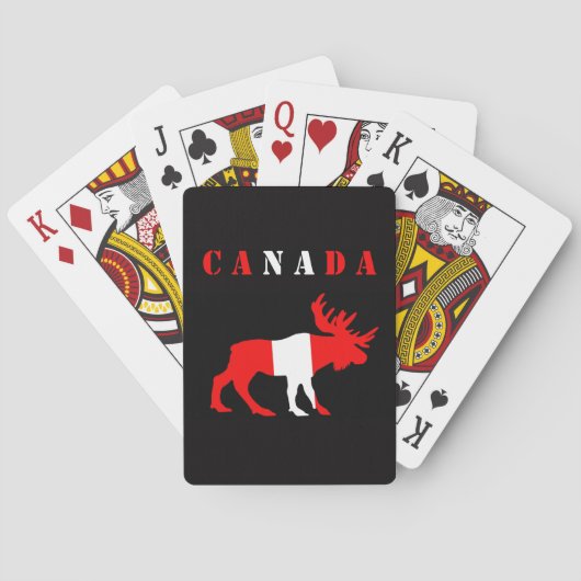 Jeu De Cartes moose canada (dos)