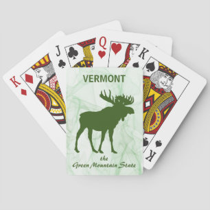 Jeu De Cartes Moose, Vermont, l'état de Green Mountain