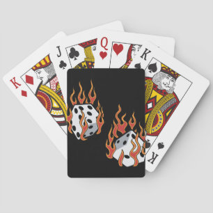 Jeu De Cartes Morceau à flamme