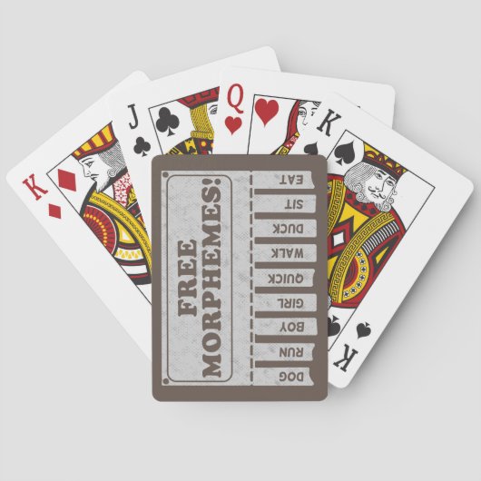 Jeu De Cartes Morphèmes libres (dos)