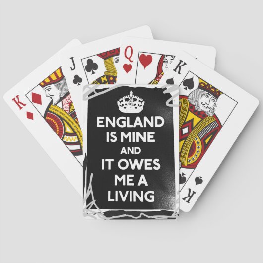 Jeu De Cartes Morrissey - Toujours Mal - Poker - Les Smiths Vint (dos)