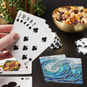 Jeu De Cartes Mosaïque Mer de Vagues (In Situ)