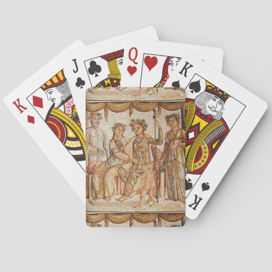 Jeu De Cartes Mosaïque romaine (dos)