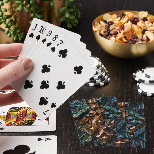 Jeu De Cartes Mosaïque verticale 3D extrême (In Situ)