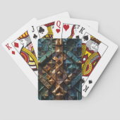 Jeu De Cartes Mosaïque verticale 3D extrême (dos)
