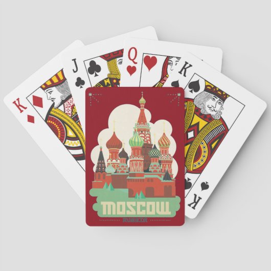 Jeu De Cartes Moscou Russie (dos)