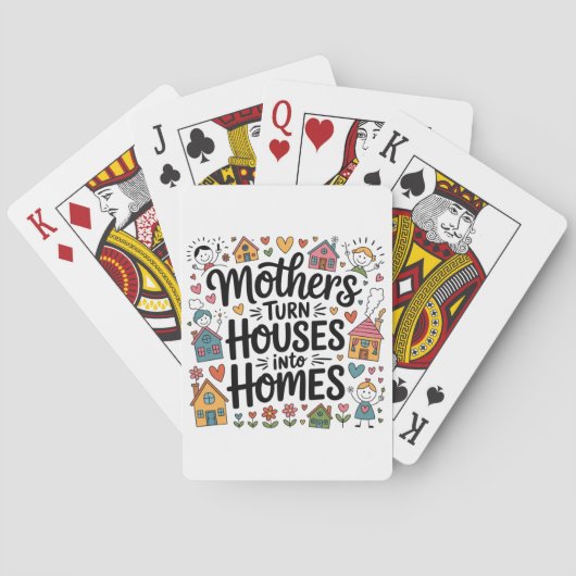 Jeu De Cartes Mothers Turn Houses Into Homes (dos)