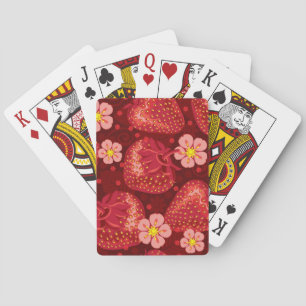 Jeu De Cartes Motif 2 2 de fraise
