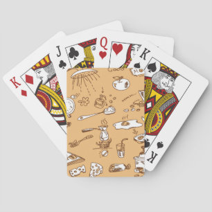 Jeu De Cartes Motif 2 de petit déjeuner