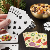 Jeu De Cartes Motif 2 de pizza (In Situ)