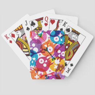 Jeu De Cartes Motif 3 de crânes