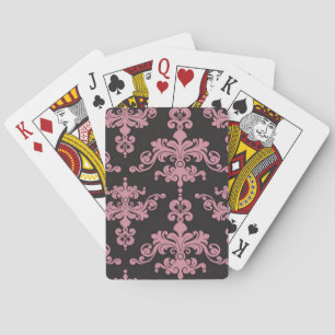 Jeu De Cartes Motif 5 de damassé