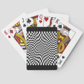 Jeu De Cartes Motif À damiers hypnotique (dos)