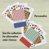 Jeu De Cartes Motif à thème de golf ajouter nom jouer cartes