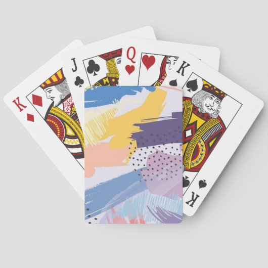 Jeu De Cartes motif Abstrait (dos)