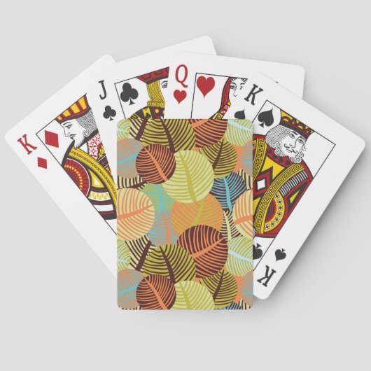 Jeu De Cartes motif Abstrait (dos)