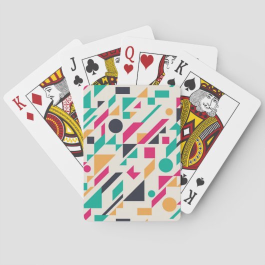 JEU DE CARTES MOTIF ABSTRAIT 3 (dos)