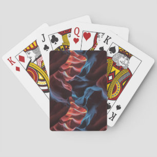 Jeu De Cartes motif Abstrait inspiré par Antelope Canyon
