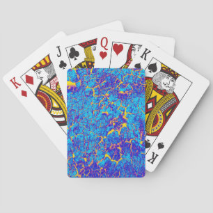Jeu De Cartes Motif Abstrait Numérique Frais Unique