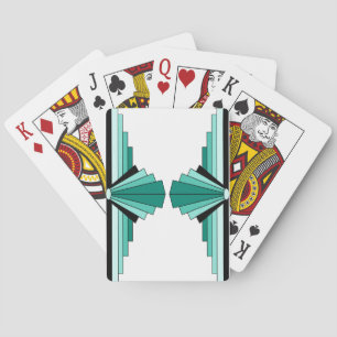Jeu De Cartes Motif Art déco à Greens