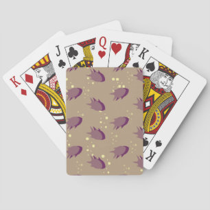 Jeu De Cartes motif avec des poissons