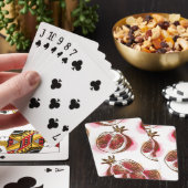 Jeu De Cartes Motif avec la grenade (In Situ)
